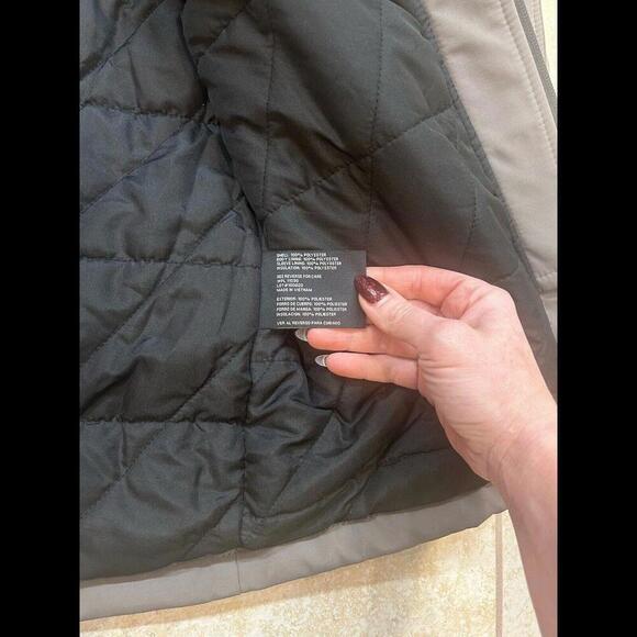 Weatherproof Men's Ultra Tech Removable Fleece Lined Hooded Jacket Large Green - Picture 11 of 15